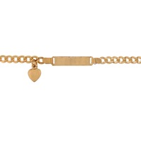 Bevilles ID Bracelet 9ct Yellow Gold 15cm