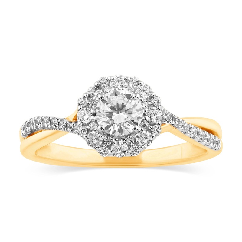 Buy Bevilles Meera Dress Ring with 0.60ct of Laboratory Grown Diamonds