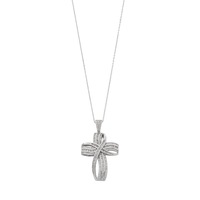 Bevilles Pendant Necklace Sterling Silver 45cm