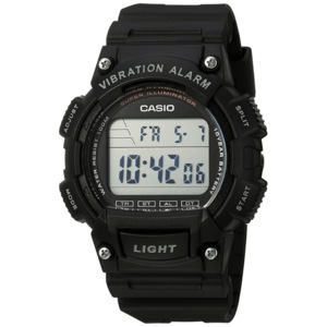Casio Black Digital Watch W736H-1A Resin