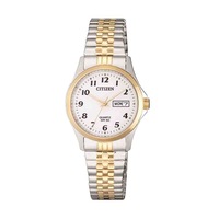 Citizen Ladies Two Tone Watch Model EQ2004-95A Stainless Steel Quartz Movement 4974374275370