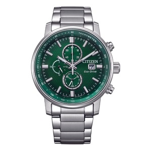 Citizen Men's Eco-Drive Chronograph Watch CA0840-87X Stainless Steel Blue