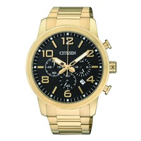 Citizen Men's Chronograph Watch Model-AN8052-55E Stainless Steel Quartz Movement 4974374235794