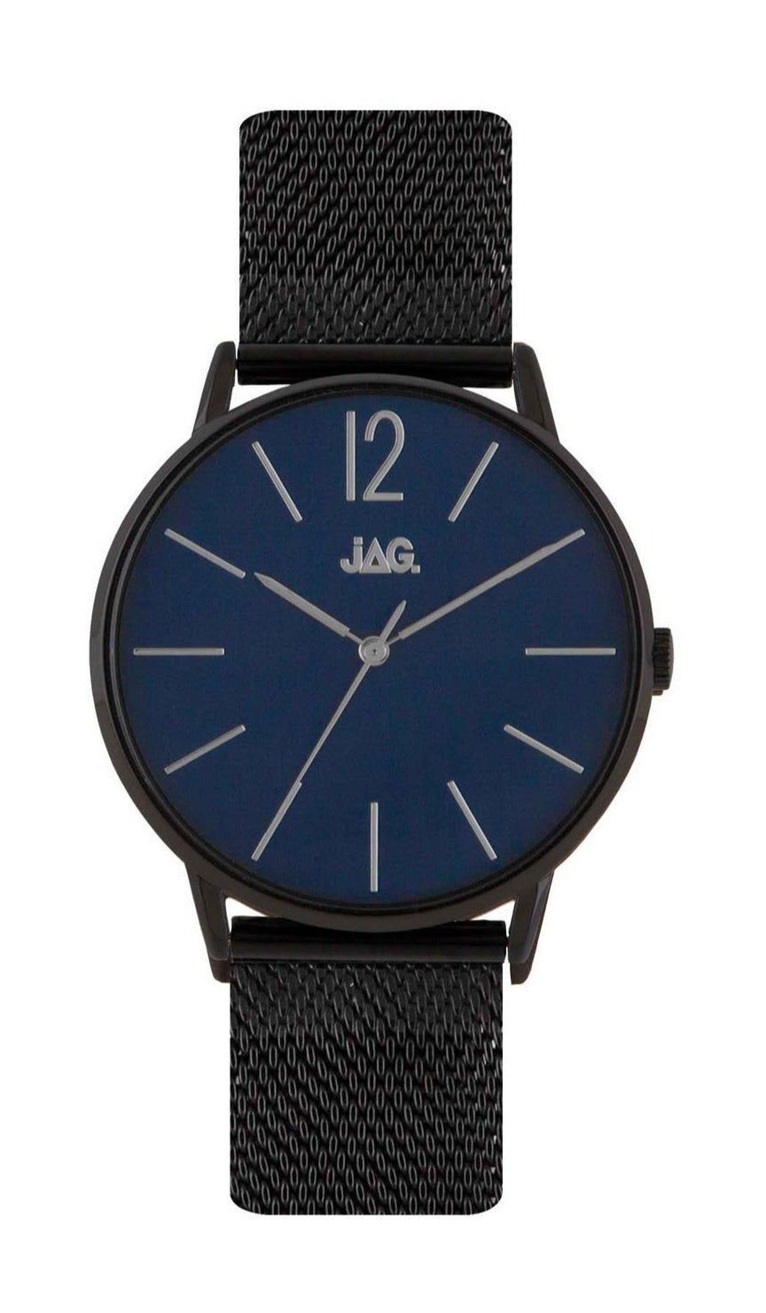JAG Jag Billy Mens Black Watch J2186A Stainless Steel 3 Hands 9325452002039 Blue