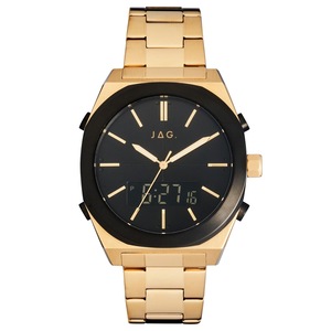 JAG LINCOLN Analogue & Digital Mens Watch J2637A 9325452030551 Yellow Gold