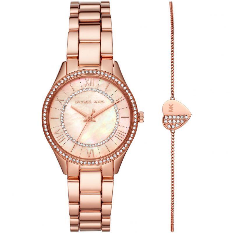 Michael Kors Ladies Lauryn Rose Gold 