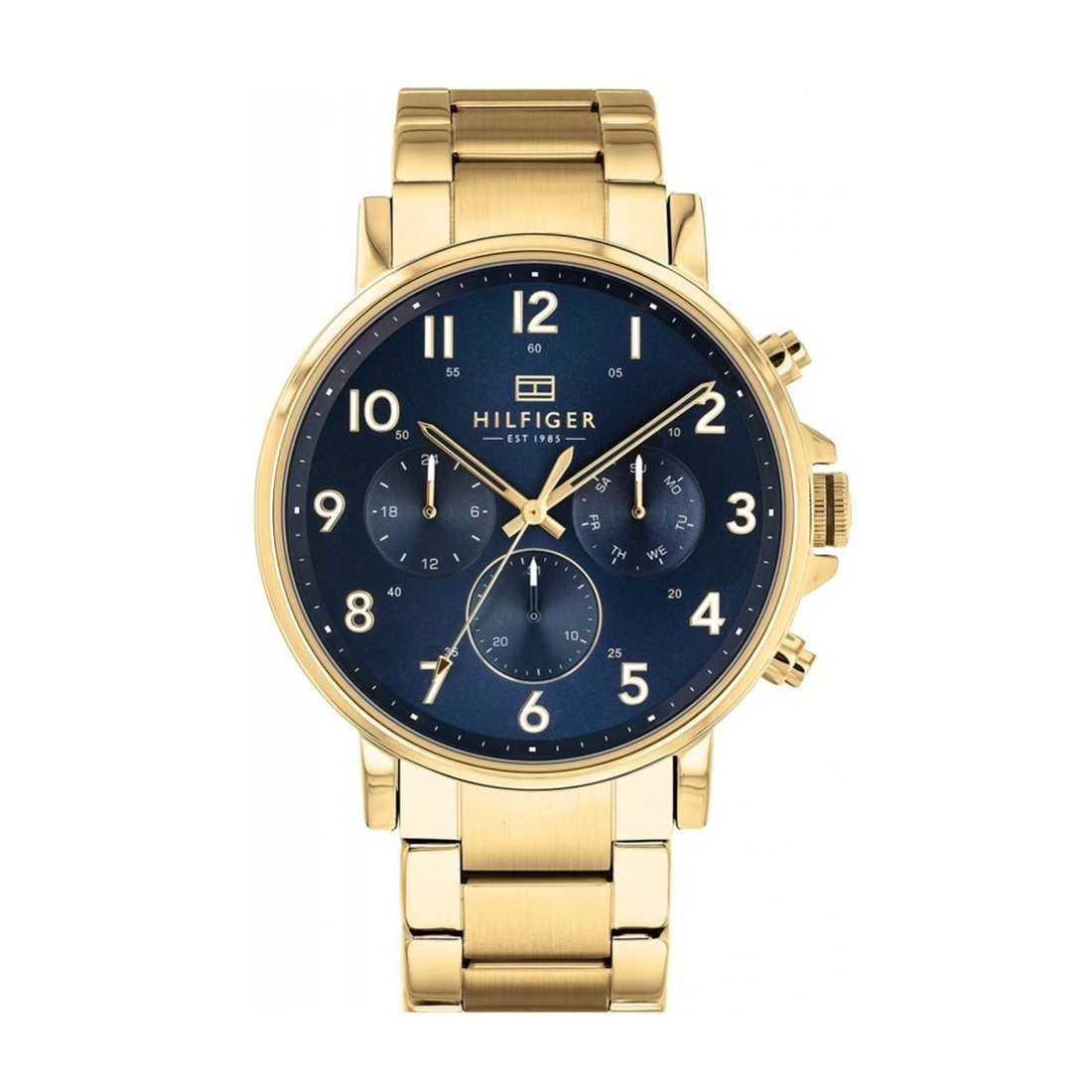 Tommy Hilfiger Daniel Multi Function Gold Stainless-Steel Watch Model 1710384 Stainless Steel Date