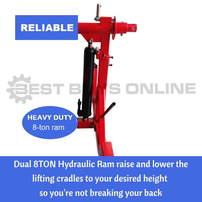 Buy Car Rotisserie Gearbox Driven 1360 kg 3000 lbs 360 degree rotation