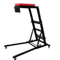 Creeper Topside mechanic ladder for Garage Workshop Padded Deck Swivel Castors