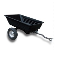 Garden Cart 272 kg Heavy Duty 600 lbs 10 Cu.ft tow behind ATV Ride on Mower