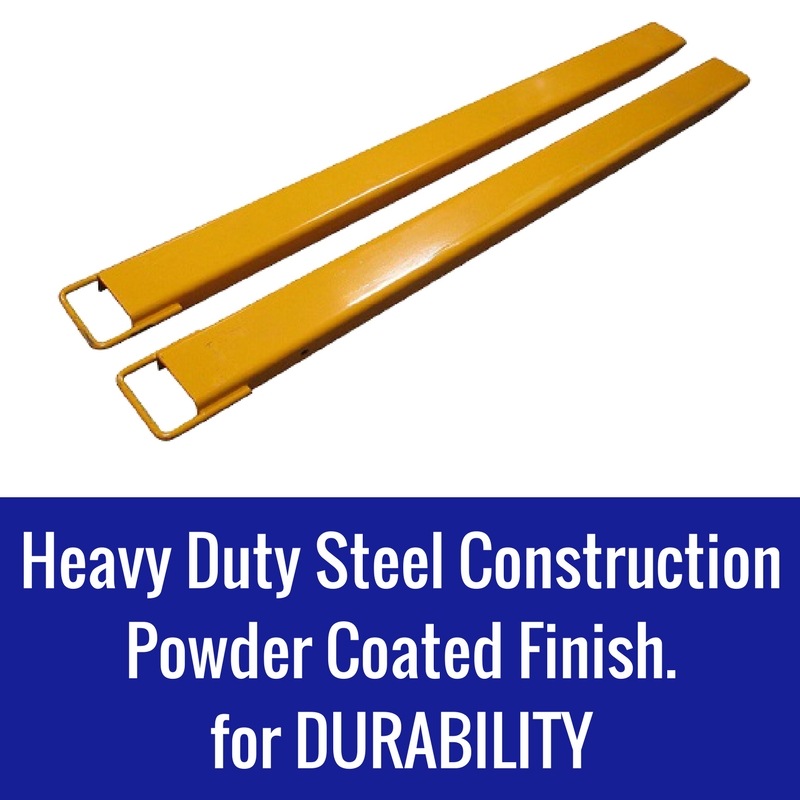 Forklift Fork Extensions Heavy Duty Tines Pair of Forks Slippers 1830 x