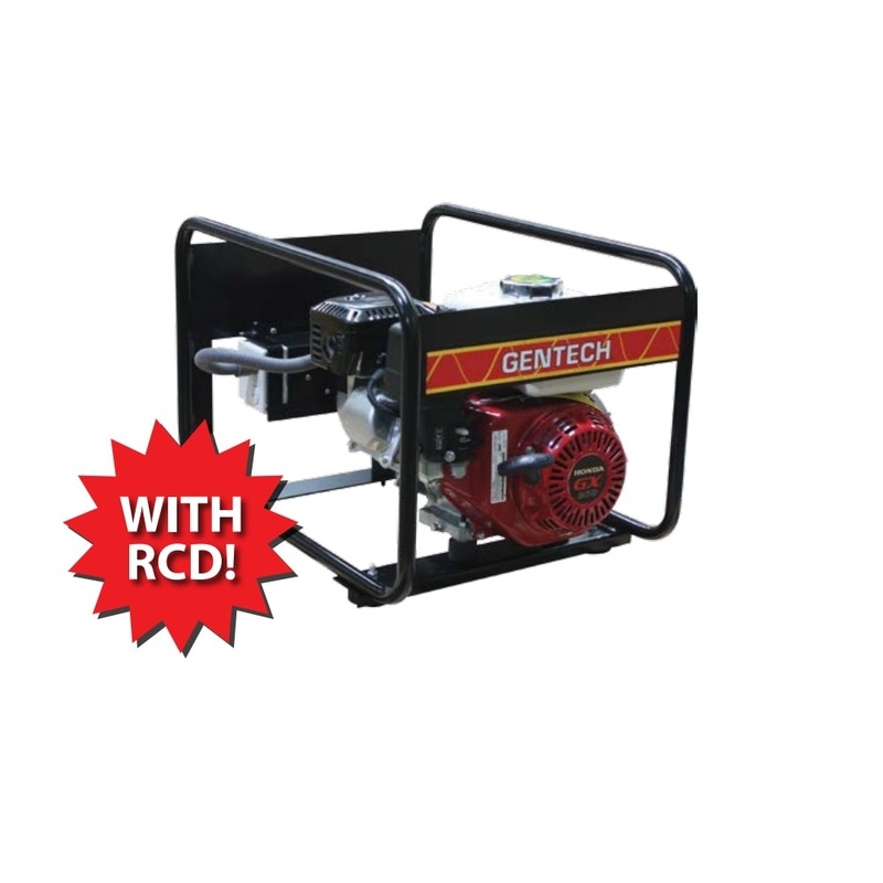 Honda Generator 8kVA GX390 Portable Gentech Petrol Power EP8000HSR with ...