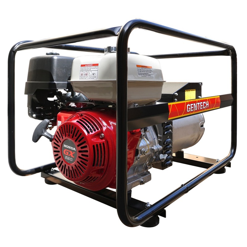 Buy Honda Gentech Generator with AVR 8kVA Honda GX390 Petrol Powered ...