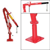 Hydraulic Ute Swivel Crane with base plate 450 kg 1000 lbs Ute Crane