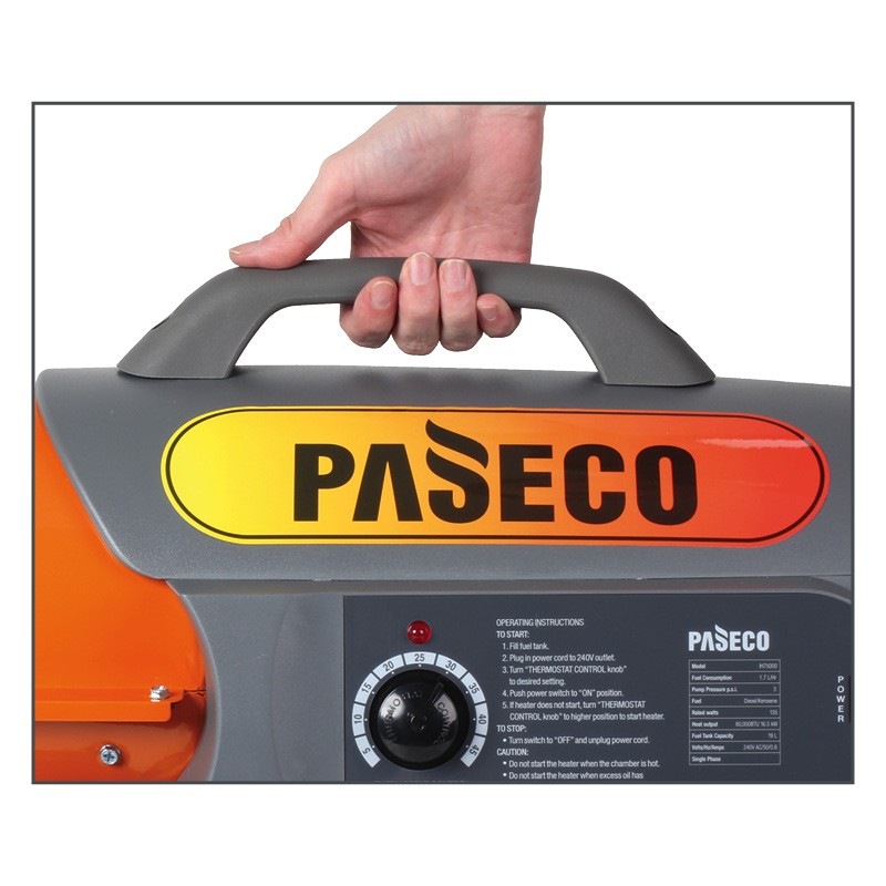 Industrial Diesel Heater 16.5kW Paseco Portable Forced Air Heater