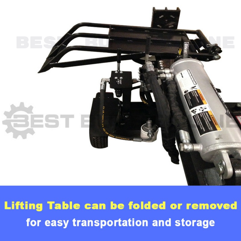 Log Splitter 30 Ton Hydraulic Lifting Table Black Diamond Wood Cutter 6
