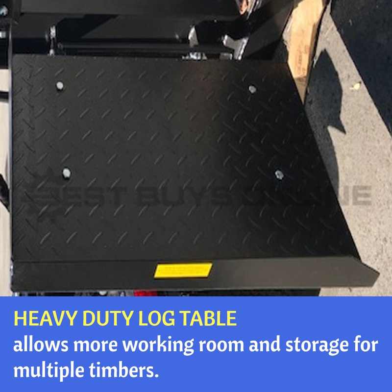 Log Splitter 40 Ton Hydraulic 13 HP Electric Start Engine Black Diamond