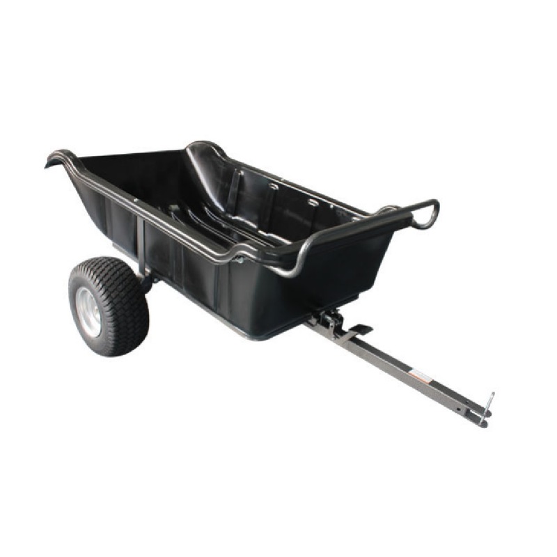 Buy Poly Dump Cart Heavy Duty 544 kg 1200lbs 15 Cuft Towed Trailer Ride ...