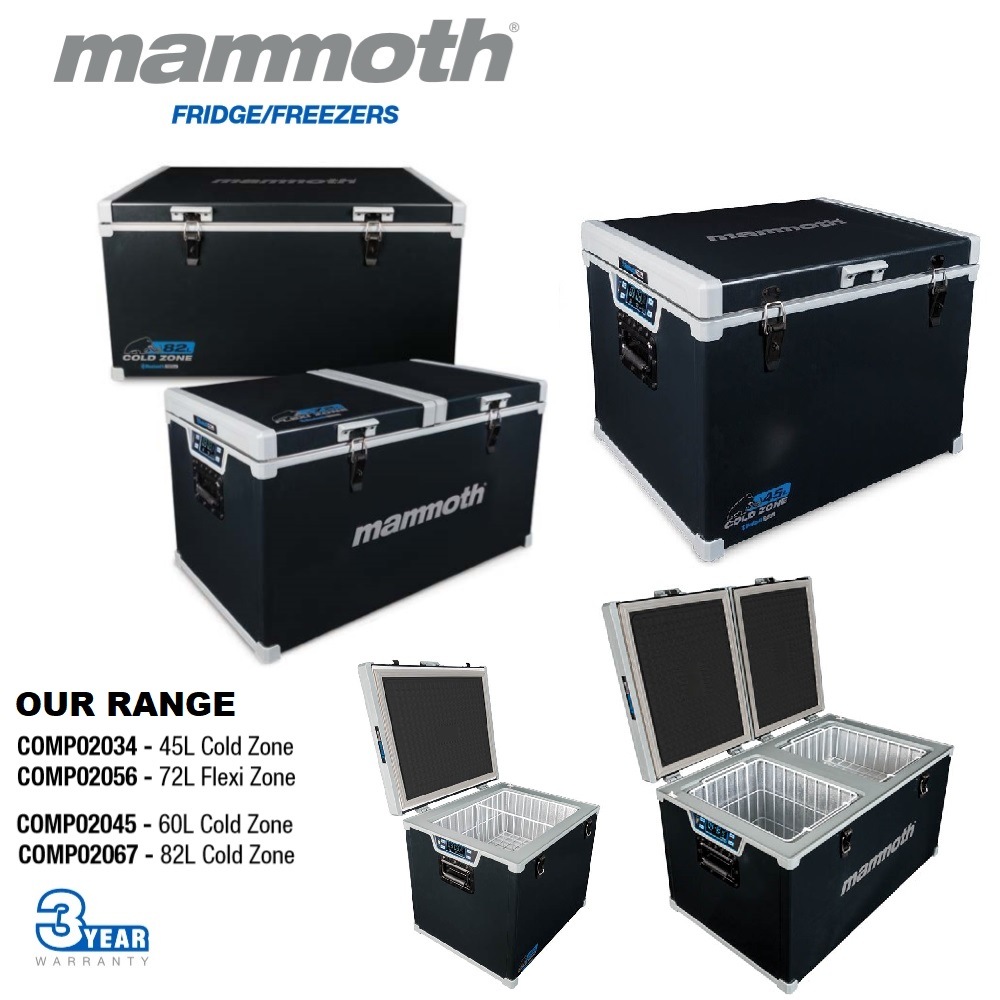 mammoth fridge 60l