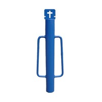 Post Rammer Star Picket Post Driver Solid Steel Handle 23 inch