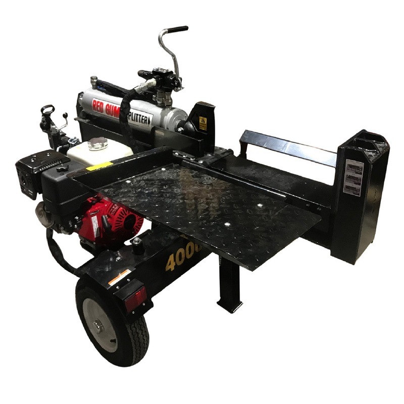 RedGum Log Splitter 40 Ton 13HP Petrol Electric Start Engine bonus