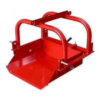 Scoop Bucket Dirt Loader Tractor 3 point linkage 24 inch 609mm Reversible 3PL