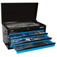 SUMO SERIES SP Tool Kit 7 Drawer Tool Box 406 piece METRIC/SAE Black/ Blue Tool Set SP50171 (CLEARANCE - LAST ONE AVAILABLE)