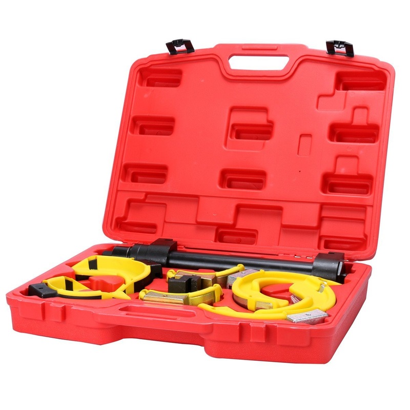 Buy Strut Spring Compressor Interchangeable Fork Coil Extractor Set ...