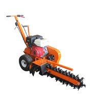 Trencher Trench Digger Ditch 24" 600mm 15 HP Petrol Engine 4 stroke Chain Driven
