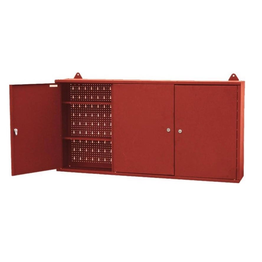 Wall Mounted Tool Box Cabinet Garage Workshop Storage 3 Lockable Doors