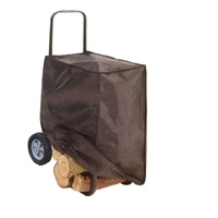 Firewood Cart Logs Cradle / Trolley Wood Holder with Cover for Log Splitter