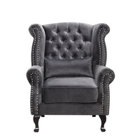 Luxe Armchair Dark Grey