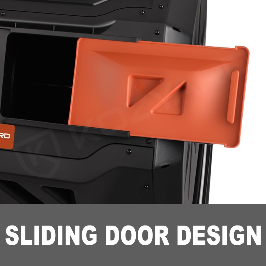 KOZYARD Dual Chamber Compost Bin 360 Degree Rotating with Lids