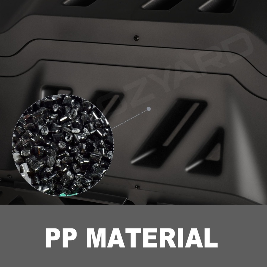 KOZYARD Dual Chamber Compost Bin 360 Degree Rotating with Lids