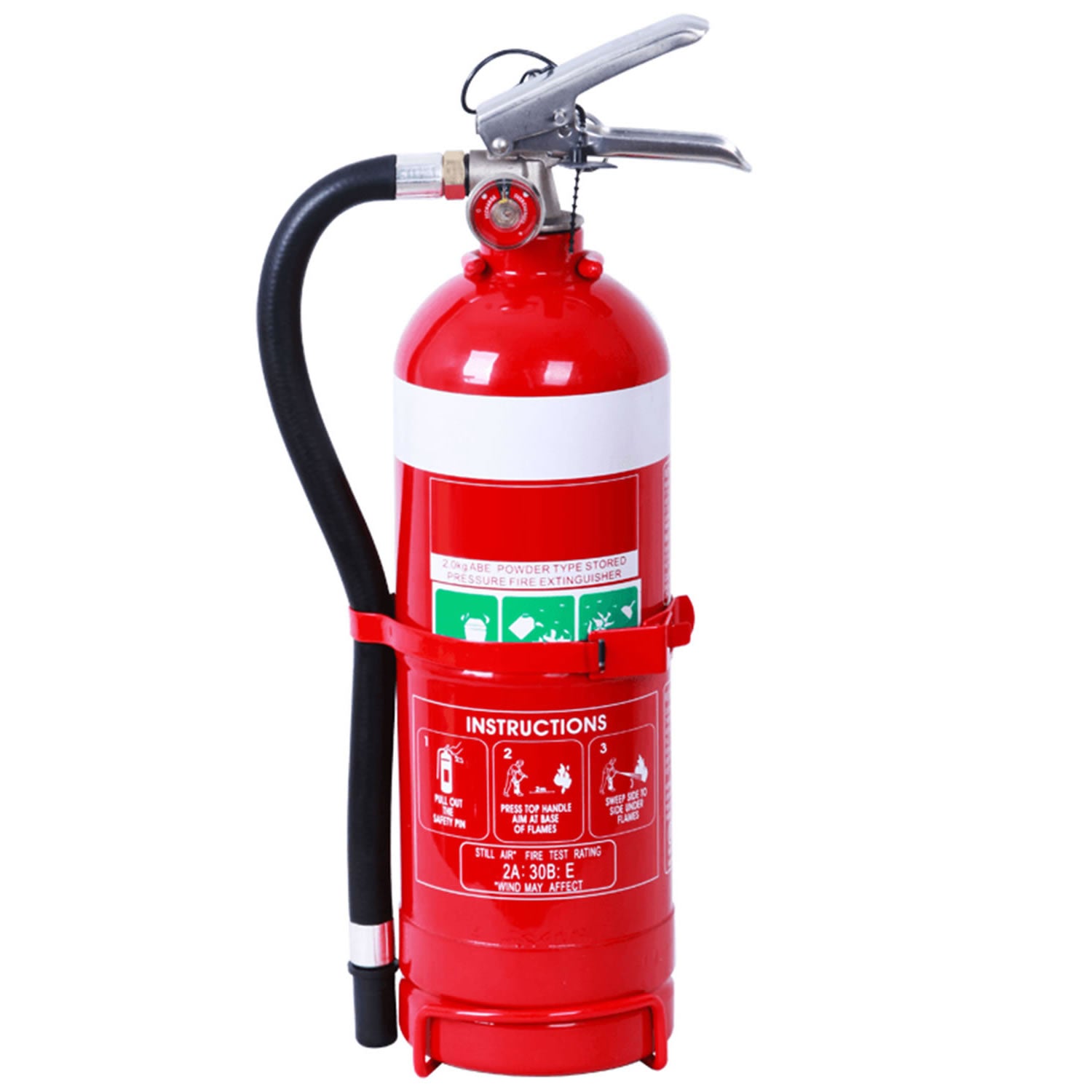 FIREBOX 2.0KG ABE High Pressure Hose Dry Powder Fire Extinguisher Australia