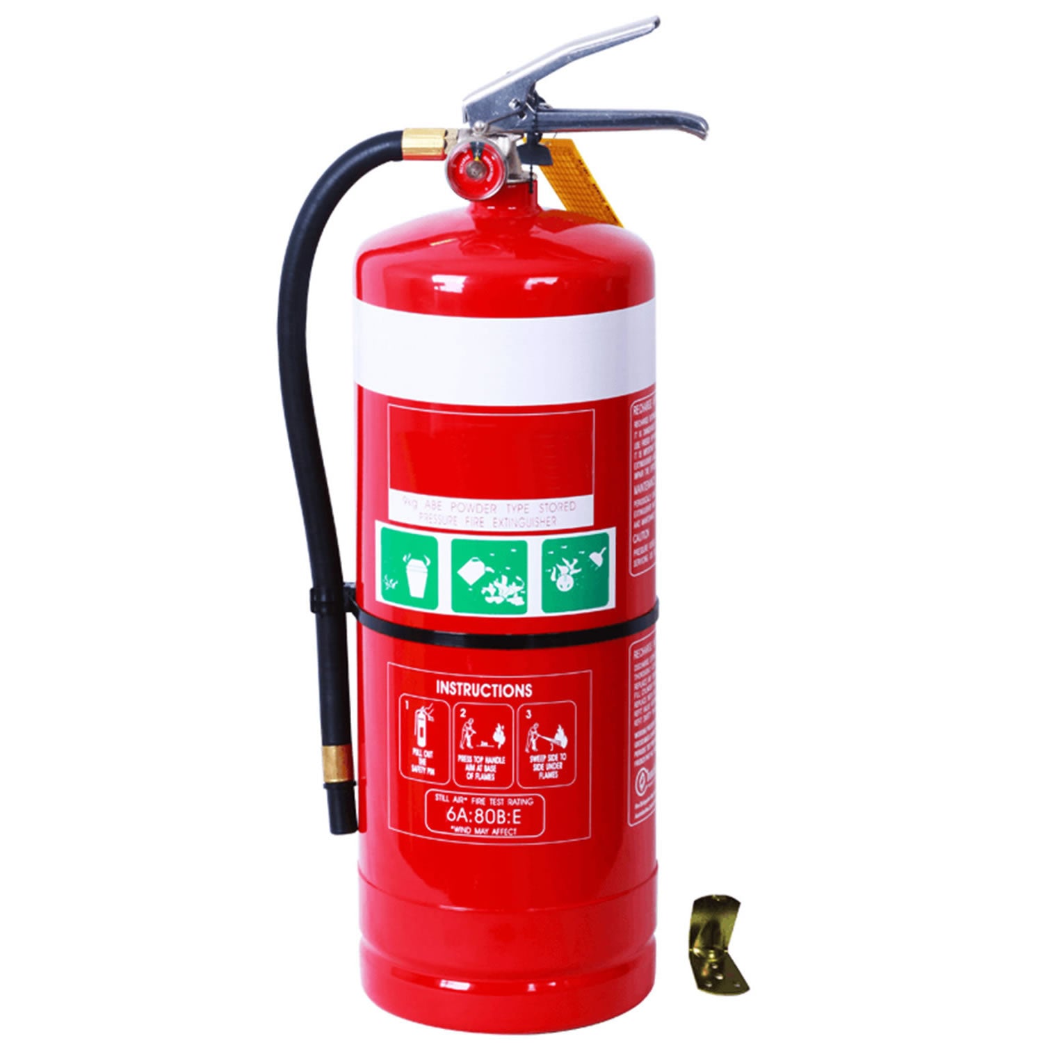 FIREBOX 9.0KG Mounting Bracket ABE High Pressure Dry Powder Fire Extinguisher Australia