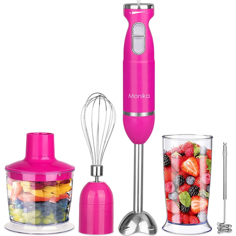 Buy Monika 5In1 Electric Stick Blender Handheld Mixer Chopper Stainless