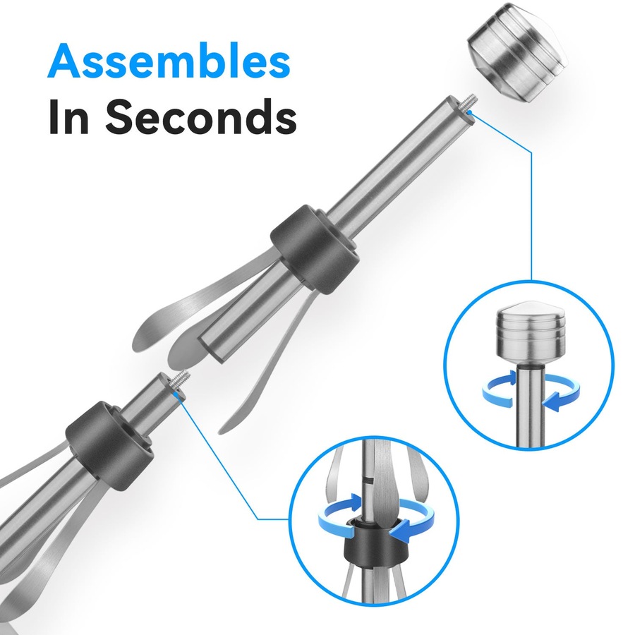 Stelive 11-Inch Paper Towel Holder, Free-Standing Kitchen Roll Holder, Weighted Paper Towel Dispenser with Suction Cup Base, One-Handed Tear, Stainless Steel