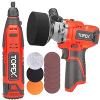TOPEX 12V Cordless Power Tool Kit Polisher Rotary Tool