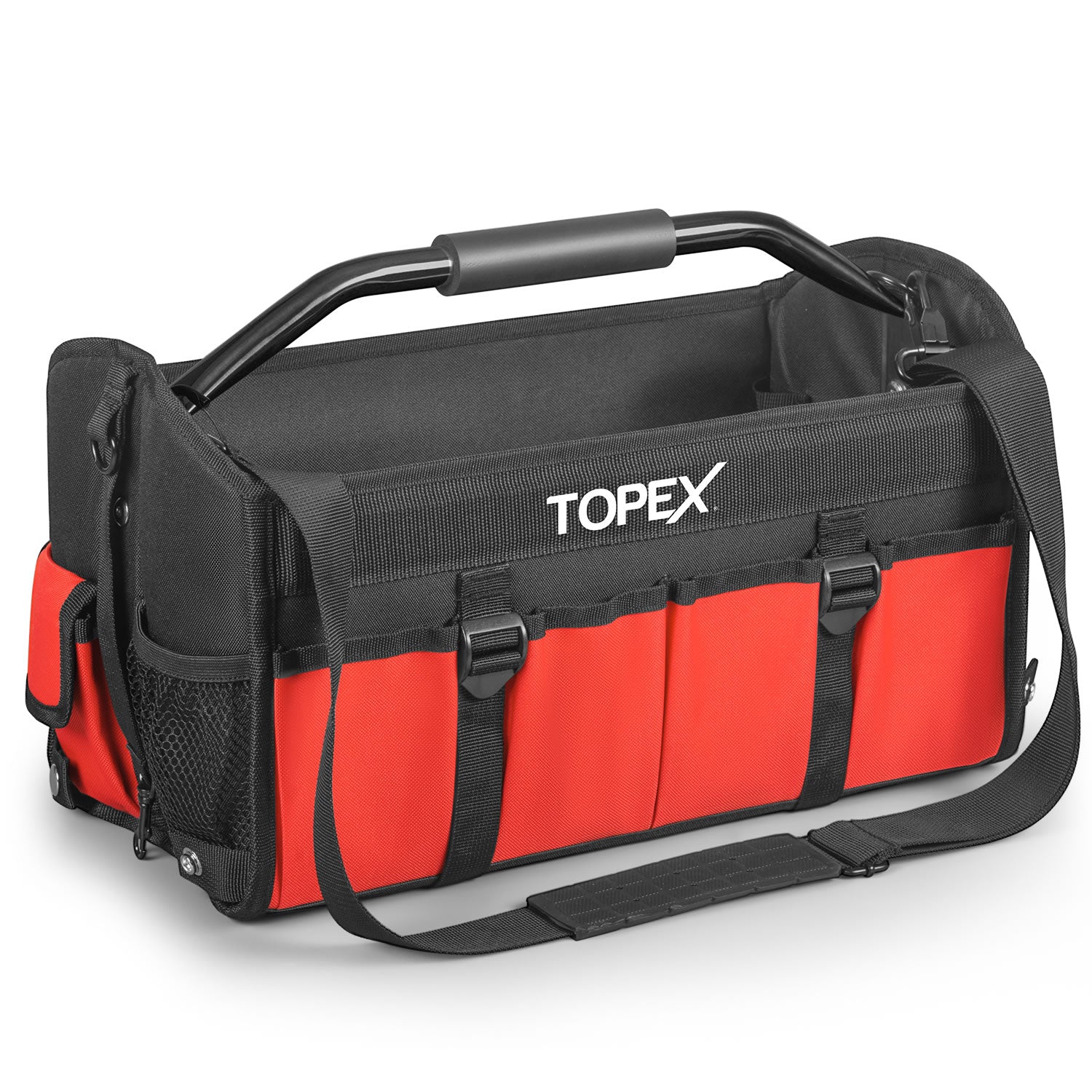 TOPEX 16 Inch Tool Bag Multi pocket Organiser High Bearing Wide Mouth