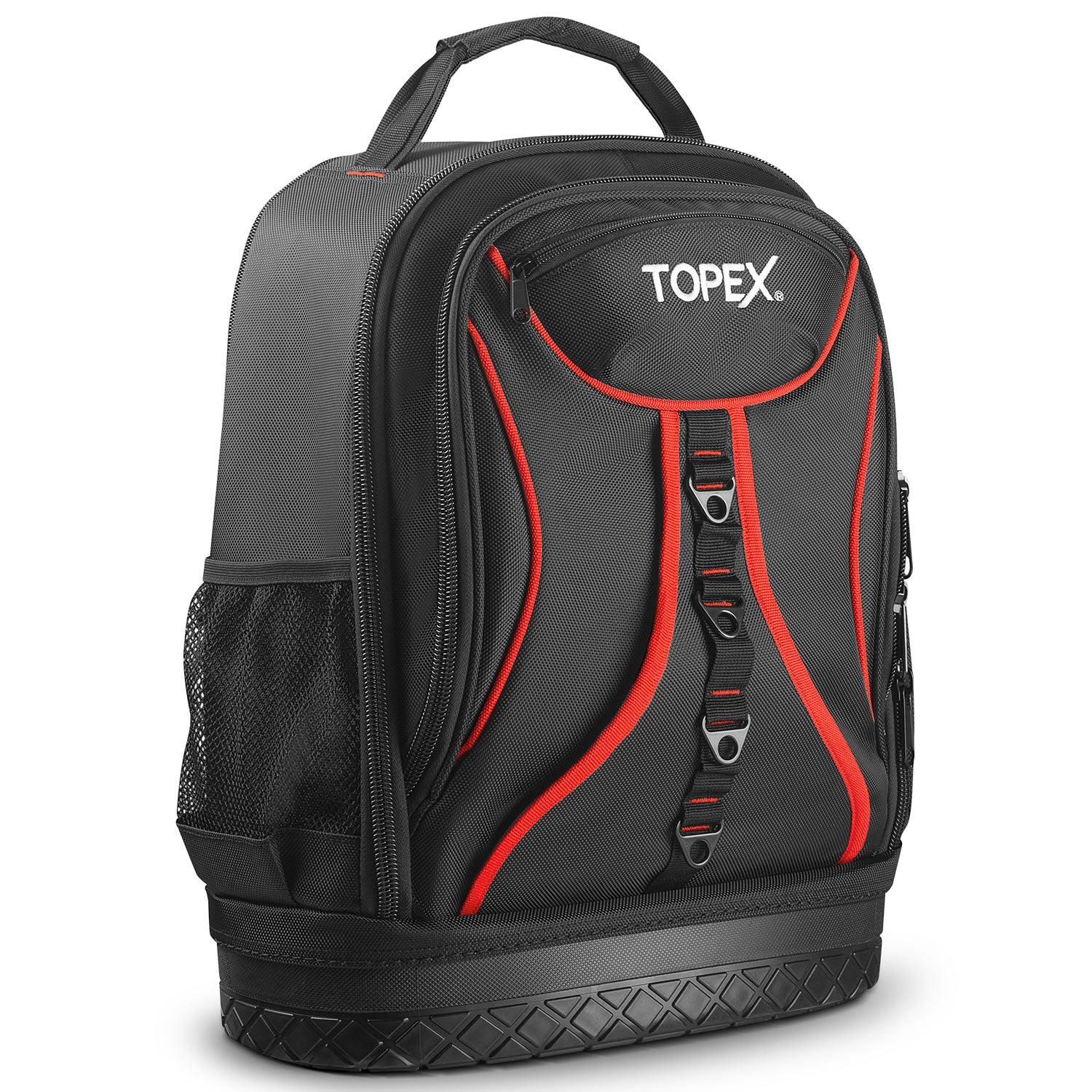 TOPEX 18 Inch Tool Backpack 21 Pockets Inside and Outside Organiser Premium