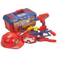 Kids Jackhammer Toy Drill | Toddler Construction Tools and Equipments |  Includes Mask Safety Goggles and Earmuffs