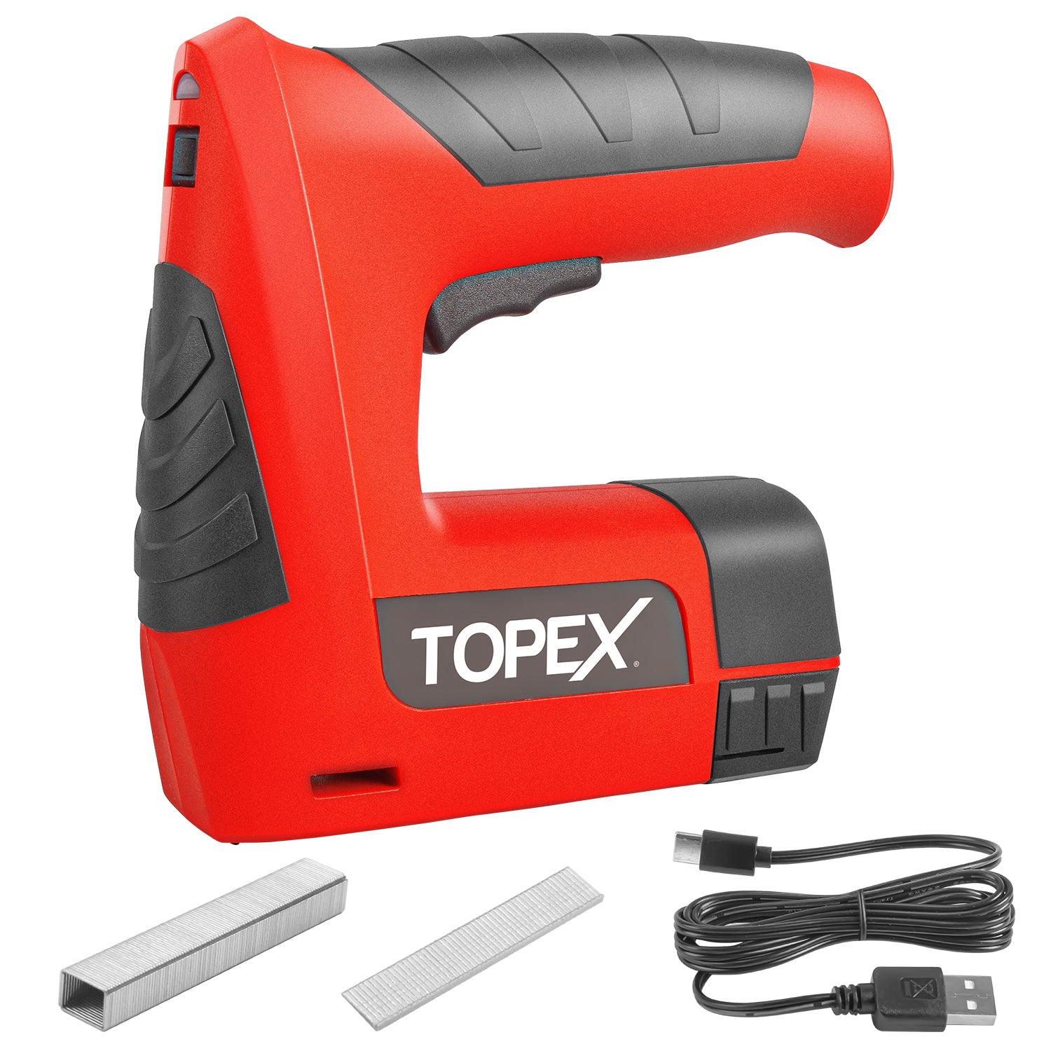 TOPEX 4V 2in1 Cordless Electric Stapler Tacker Nail Gun Li Ion 3K Staples