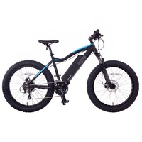 NCM Aspen Plus Fat Electric Bike, E-Bike, 48V 16Ah 250W-750W, E-MTB 768Wh Battery [Black 26]