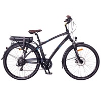 NCM Hamburg Trekking E-Bike, City-Bike, 250W, 36V 13Ah 468Wh Battery [Black 28"]