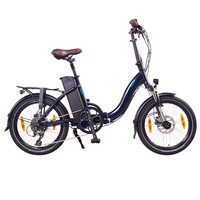NCM Paris+ Folding E-Bike, 250W-350W, 36V 19Ah 684Wh Battery [Dark Blue 20]
