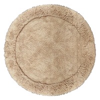 Cotton Round Bath Mat Mink
