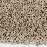 Luxus Taupe Large Shag Mat 80x130cm