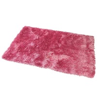 Satin Baby Pink Shag Mat 55x85cm