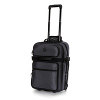 Granite Gear Water-Resistant Luggage Wheeled Duffle Lightweight With Big Wheels SofeCase Carry On Travel Suitcase G8500A Dark Grey